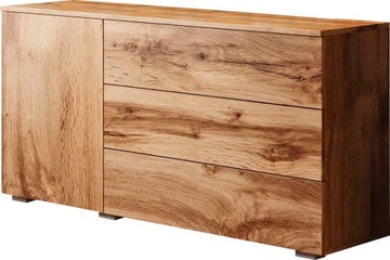 dwudrzwiowa Komoda PARIS 110 cm szuflady półki