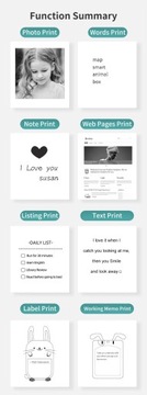 DRUKUŚ Термопринтер ДЛЯ ФОТО ЭТИКЕТОК