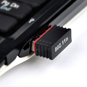 BEZPRZEWODOWY ADAPTER SIECIOWY USB WIFI
