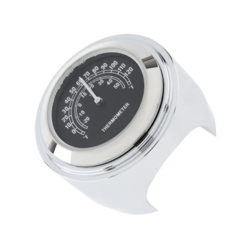 ТЕРМОМЕТР ХРОМ МОТОЦИКЛ МОТОР КВАДРОКУТЕР ВЕЛОСИПЕД