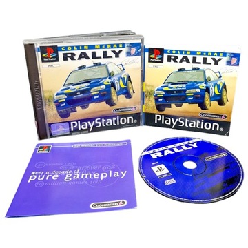 Colin McRae Rally Game Sony PlayStation (PSX PS1 PS2 PS3) ретро-гонки №1