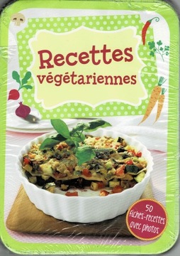 RECETTES VEGETARIENNES w pudełeczku NOWA w folii