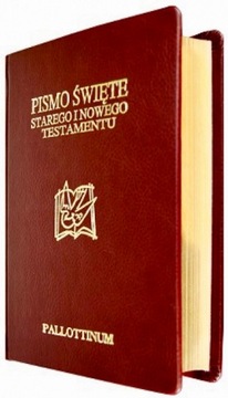 Biblia Tysiącleci Pismo Święte skóra złote brzegi