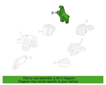 UCHYCENÍ MOTORU DRŽÁK SAAB 9-3 II 2.2 TID 12785102