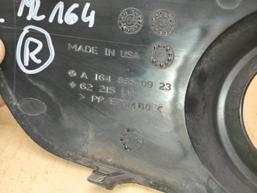 HALOGEN + MŘÍŽKA NÁRAZNÍKU LEVÝ PŘEDNÍ MERCEDES ML W164