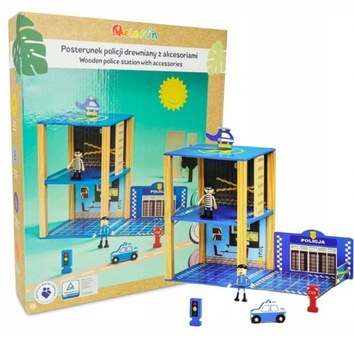 Policja Drewniany Posterunek Policji Montessori