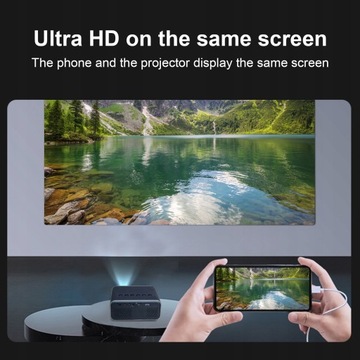 Портативный мини-проектор для домашнего кинотеатра