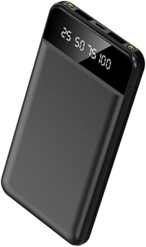 Powerbank 10000 мАч POWER BANK с фонариком, microUSB, USB-C, USB BL