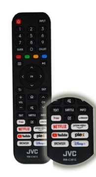 ПИЛОТ JVC RM-C3612 NETFLIX YouTube Disney ORIGINAL