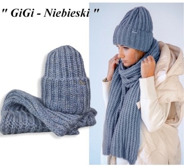 ТЕПЛЫЙ КОМПЛЕКТ ШАПКА + ШАРФ ШАРФ ПОЛЬСКИЕ ЦВЕТА