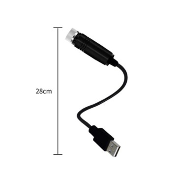 USB LED АВТОМОБИЛЬНЫЙ ПРОЕКТОР ЗВЕЗДЫ КРАСНЫЕ