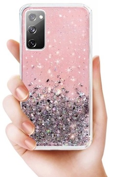 ETUI POKROWIEC BROKAT CASE do SAMSUNG GALAXY S20 FE 5G +SZKŁO 9H