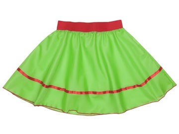 STRÓJ ELF KOSTIUM ELFKI ŚWIĄTECZNE PRZEBRANIE CZAPKA ZIELONY 116-140 3el