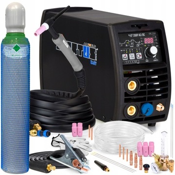 SPAWARKA TIG AC DC SPARTUS EASY 208P MMA PULS 200A 230V ALUMINIUM HF LIFT