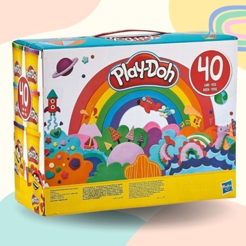 Hasbro Play Doh Ciastolina 40pak - Mega Zestaw Kreatywny E9413