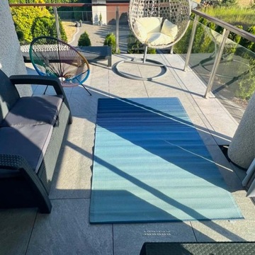 Уличный ковер 160х220 Mat терраса сад Синий