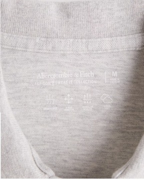 t-shirt POLO Abercrombie&Fitch Hollister koszulka XL szara