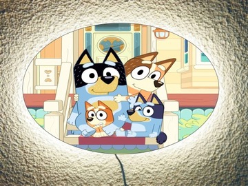 Lampka nocna BLUEY i BINGO pilot opcja