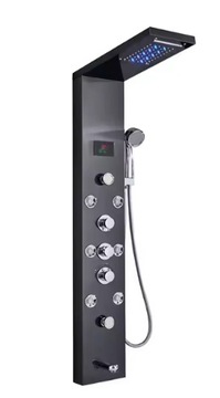 Panel prysznicowy LED prysznic wodospad hydromasaż