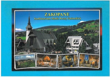 ZAKOPANE SANKTUARIUM MATKI BOSKIEJ FATIMSKIEJ POCZTÓWKA LATA 2000