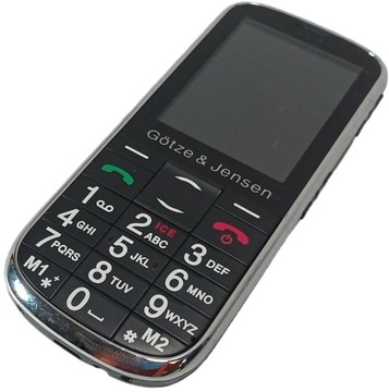 Telefon Gotze&Jensen GFE37 Czarny dla Emeryta