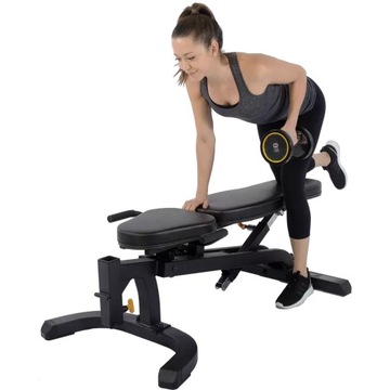 PowerTec BLACK Римская тренировочная скамья