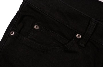 LEE spodnie STRAIGHT regular BLACK jeans LEGENDARY _ W34 L30