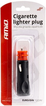 Вилка для прикуривателя такси 12 В 24 В, УНИВЕРСАЛЬНАЯ ВИЛКА ЕВРО DIN