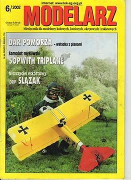 Modelarz 6/2002 Dar Pomorza, ORP Ślązak
