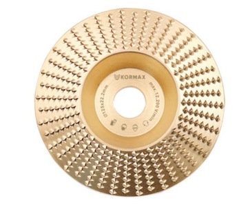 Tarcza do szlifowania drewna 3 sztuki 125mm Kormax płaska wypukła skośna