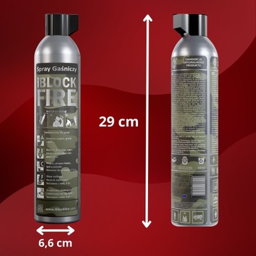 GAŚNICA BIWAK SURVIVAL ABCF+E 100%BIO SPRAY GAŚNICZY iBlockFIRE MILITARY