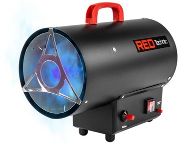 NAGRZEWNICA GAZOWA NA BUTLĘ DMUCHAWA DUŻA MOC 25 KW + WĄŻ REDUKTOR