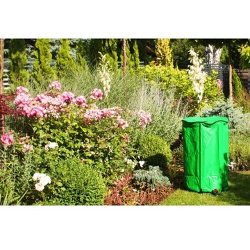 СКЛАДНОЙ БАК ДЛЯ ДОЖДЕВОЙ ВОДЫ БОЧКА ДЛЯ ВОДЫ 250 Л ЗЕЛЕНАЯ