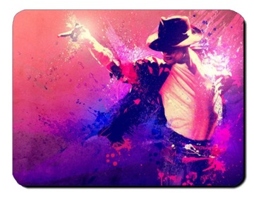 PODKŁADKA POD MYSZKĘ MICHAEL JACKSON PREZENT NA URODZINY + GRATIS TEKST