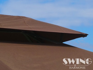 САДОВЫЙ ПАВИЛЬОН 3X4 САДОВАЯ ПАЛАТКА СВЕТОДИОДНОЕ ОСВЕЩЕНИЕ ШТОРЫ КОРИЧНЕВЫЕ КОРИЧНЕВЫЕ