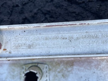 1698853125 MERCEDES A TŘÍDA W169 NÁRAZNÍK ZADNÍ PDC