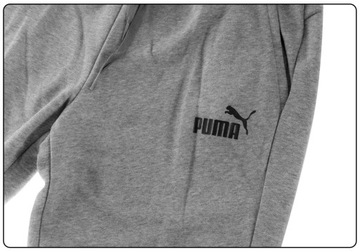 PUMA SPODNIE MĘSKIE DRESOWE BAWEŁNIANE GREY r. M