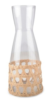 SZKLANA KARAFKA w słomianej osłonce 1.4L