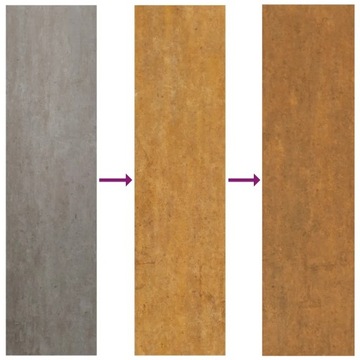 Садовые ворота Corten 105x205 см - ржавчина