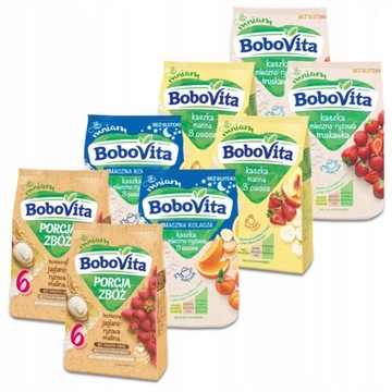 BoboVita Zestaw MIX Kaszki po 6 mies.