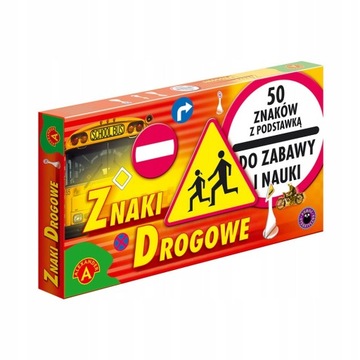GRY I ZABAWY EDUKACYJNE ZNAKI DROGOWE ALE 0179