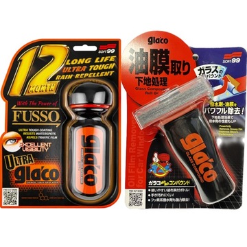 Zestaw Do Czyszczenia Szyby + Ultra Glaco Soft99