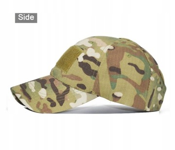 CZAPKA z DASZKIEM WOJSKOWA Ripstop MULTICAM FLAGI