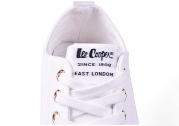 Buty Damskie Lee Cooper Sportowe Trampki na platformie białe 2462 r.39