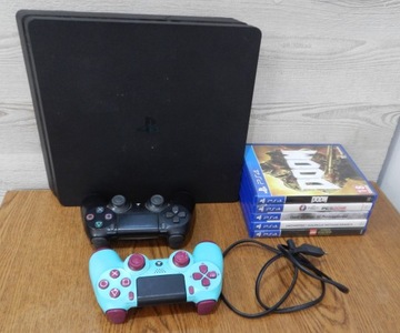 Konsola PS4 Cuh-2216B, 2 x pad – 1 TB + 5 gier od L04