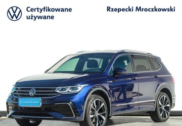 Volkswagen Tiguan II SUV Facelifting 2.0 TDI 200KM 2022 Volkswagen Tiguan 2.0 TDI 200KM R-Line 4Motion DSG Kamery 360 stopni Harma