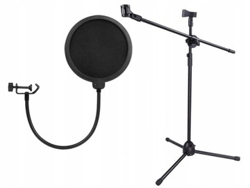 Микрофонный фильтр POP FILTER + подставка XREC SB4524