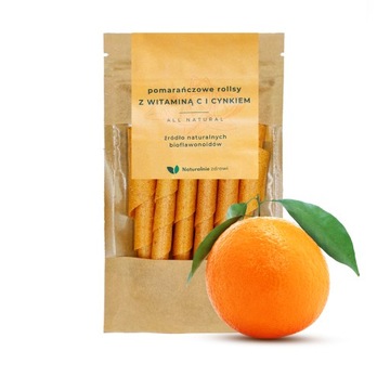 Rollsy pomarańczowe z witaminą C i cynkiem 50 g