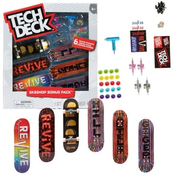 СКЕЙТБОРДЫ ДЛЯ ГРИФОВ ZESRAW 6PAK BAKER REVIVE TECH DECK