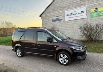 Volkswagen Caddy III Kombi Facelifting 2.0 EcoFuel 109KM 2014 Volkswagen Caddy 2.0 MPI 109 KM MAXI 7 osobowy 2.0 Benzyna 109KM, zdjęcie 6